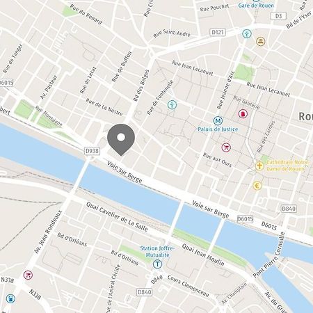 Appartement En Bord De Seine Rouen Esterno foto